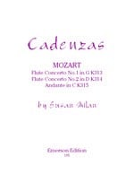 CADENZAS FOR MOZART FLUTE CONC-#1-2 Import cover